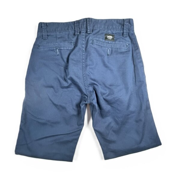 2 Pairs Vans Boys Chinos Blue/Steel Grey Size 27 - Picture 12 of 14